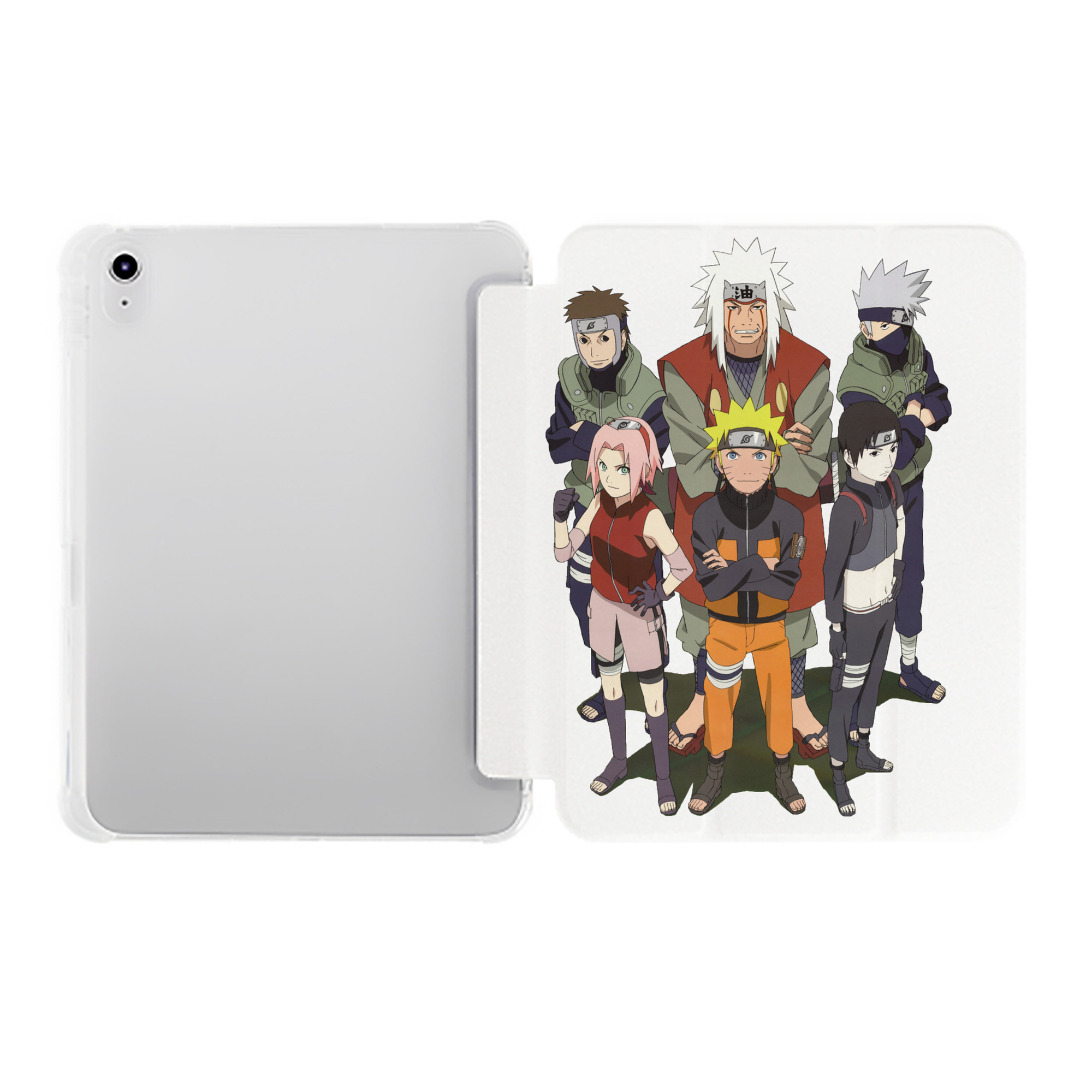 （画像用） NARUTO -ナルト- うずまき ナルト Uzumaki Naruto IPad ケース ペン収納付き 三つ折りスタンド PUレザー×シリコン 対応機種9.5/10.5/10.9インチ